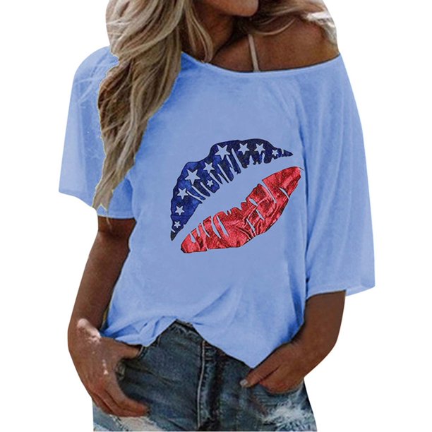 leopard american flag shirt