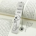 thumbnail image 4 of Corgi Bichon Dog Reading Bookmark - Cute Stainless Steel with Tassel Bookmarks for Dog Loving Lady Dog Loving Bookworm Retirement Back to School Reading Gift for Elder Leader Friend, 4 of 18
