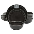 thumbnail image 1 of Juego de vajilla Gibson Soho Lounge Nardini 12 piezas negro, 1 of 7