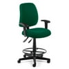 OFM Posture Task Chair with Arms and Drafting Kit, Green