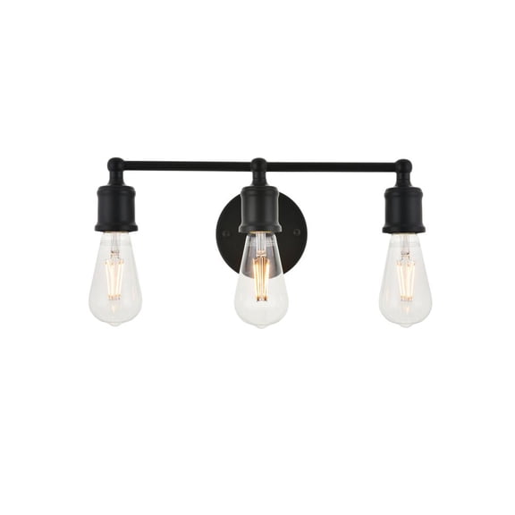 Serif 3 light black Wall Sconce
