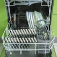 thumbnail image 3 of 100 Pcs Universal Silicone Dishwasher Rack Tine Prong Repair End Tip Caps, Dishwasher Rack Tine Repair Kit, Round End Caps, Shelf Organizer Tip Cap Wire Thread Protector Cover, Anti Slip,1 inch, Clear, 3 of 7