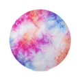 thumbnail image 2 of 15.4" Round Placemat Set of 1 Polyester Fabric Place Mats Non-Slip Dining Kitchen Table Mats for Kitchen Party Decor Pink and Blue Tie-dye Pattern, 2 of 5