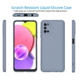 thumbnail image 4 of Njjex Samsung Galaxy A03S Case 6.5 inch; Soft Liquid Silicone Protective and Anti-Scratch Microfiber Lining Shockproof For Samsung A03S Cover - Gray, 4 of 7