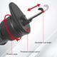 thumbnail image 2 of Cateissary Soporte de teléfono para coche Soporte de ventilación Soporte de clip Soporte giratorio de 360 grados Automóvil Teléfono y Comunicación Negro salida de aire/con gancho, 2 of 6