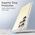 thumbnail image 3 of JETech Matte Case for Samsung Galaxy S24 Ultra 5G, Frosted Translucent Back Protective Slim Phone Cover, Anti-Fingerprints (Frosted Clear), 3 of 6