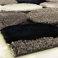 thumbnail image 4 of Navy Stone Soft Plush Design Shag, 7'6" x 10'3" Area Rug/Carpet by Makymo, 4 of 4
