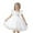 r-54White20, variant on MEZZALL Dresses Elegant Girls Sleeve Dress Birthday Celebration Fancy Party Gown Toddlers Little Girls Tasteful Satin Overlay With Skirt Trendy Kids Crew Neck Solid Color Child Sundress