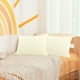 thumbnail image 2 of Juego de fundas de almohada con cremallera de microfibra suave PiccoCasa de 2, blanco perla, tamaño queen, 2 of 7
