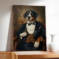 thumbnail image 4 of Hudo Greater Swiss Mountain Painting Gentleman Style on Canvas, Greater Swiss Mountain Vintage Costume Style Animals Posters For Home Decorations, Living Room, Bathroom Decor, 4 of 5