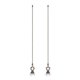 thumbnail image 1 of 2Pcs Crystal Ball Light Pendant Ceiling Fan Pull Lighting Accessory, 1 of 5