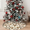 thumbnail image 5 of Lsque Retro Dreamcatcher Print Christmas Tree Skirt, Tree Skirt with Ties or Velcro, Perfect for Holiday Decorations, Halloween, and New Year-48", 5 of 7