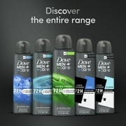Dove Men+Care Antiperspirant Deodorant Dry Spray Twin Pack, Citrus, 3.8 oz
