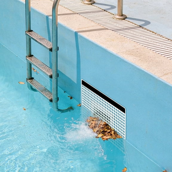 Pool Skimmer Guard– Leaf Skimmer Catcher Shield with Elastic Rope & Telescopic Rod – Fits All Inground & Above Ground Pools – Rust-Proof Net Cover to Prevent Debris & Blockage – Easy Assembly