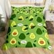 thumbnail image 1 of Lindo Aguacate Funda Nórdica para Niños, Niñas Fruta Verde Funda Nórdica Full, 1 of 7