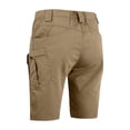 thumbnail image 4 of LISTHA Mens Tactical Shorts 11" Waterproof Hiking Fishing Breathable Quick Dry Cargo Short Shorts Regular Brown 3XL, 4 of 7