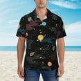 thumbnail image 5 of Picia Galaxy Gentle Cotton Regular Fit Short Sleeve Casual Hawaiian Shirt for Men-Small, 5 of 8
