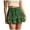 Green, variant on COMVALUE Shorts for Women Ruffled High Waist Tiered Pleated Mini Skirts Boho Flowy Comfy Tennis Golf Skorts (Beige, XL)