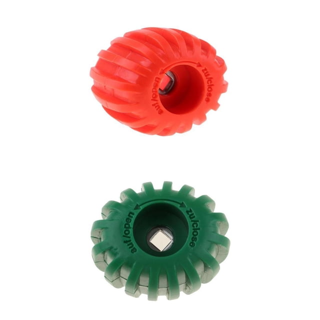 2pcs Scuba Buceo Tanque De La Válvula De La Válvula Handwheel ON / OFF Pieza Zulema Volante de la válvula del tanque de buceo