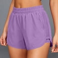 thumbnail image 4 of Guluxicc Women's Athletic Shorts with Pockets Elastic Waist Straight Leg Running Performance Short Trousers for Everyday Gym Workout, 4 of 6