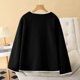 thumbnail image 5 of Parkas de manga larga para mujer, chaquetas acolchadas cálidas para mujer, chaqueta acolchada lisa de manga larga con estampado floral, abrigos con bolsillos, blusa para mujer, 5 of 8