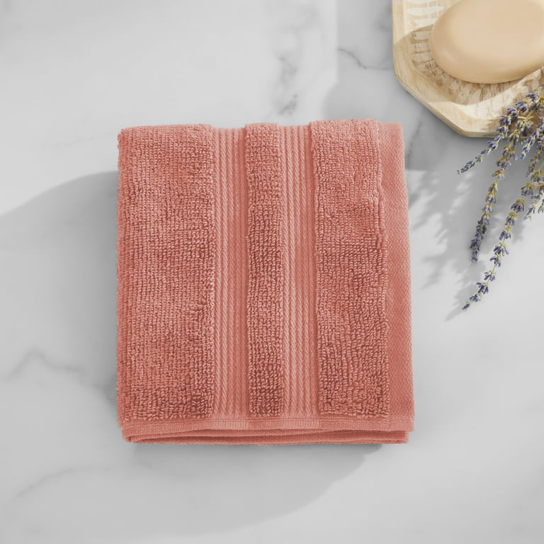 Mainstays Performance Solid Hand Towel Terracotta 26 x 16 inches