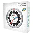thumbnail image 2 of Educational Decorative Wall Clock | Time Teaching Clock Teacher's Choice Black., 2 of 6