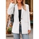 thumbnail image 3 of Chaqueta Blazer de Pana para Mujer PRETTYGARDEN Invierno Blanca Talla M, 3 of 8