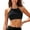 Black, variant on Daznico Women's High Neck Bikini Top - Sporty Swimwear Bathing Suit (Top Only),Size L