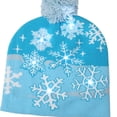 thumbnail image 3 of Niños Adultos Luz LED Navidad Hombres Árbol Copo de nieve Sombrero Lámparas de colores Luminoso Gorra de regalos de Navidad Noticed JR0873-03, 3 of 4