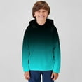 thumbnail image 2 of Ketyyh-chn99 Kids Sweatshirt Boys Girls Solid Patchwork Hooded Pullover Sweatshirt Hoodies Blue,4-5 Years, 2 of 4