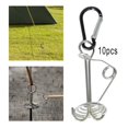 thumbnail image 4 of 10 clavijas de anclaje de cubierta portátil con hebilla de , resistente , de material acero de resistencia, herramienta anti-tropiezos, Hebilla en forma de calabaza DYNWAVEMX Clavija de anclaje de cubierta, 4 of 8