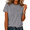 1-Grey, variant on Women's Constellation Star Moon Galaxy Graphic Short Sleeve T-Shirt Boho Celestial Casual Tees Tops