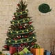 thumbnail image 1 of Cinta decorativa navideña de lana con luces LED | Guirnalda colgante para decorar el árbol | Decoración navideña para interiores y exteriores, 1 of 7