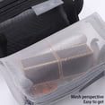 thumbnail image 3 of facefd Purse Nylon Square Mesh Coin Bags Card Transparency Storage Depository Comfortable Zipper Durable Stationery Convenience White, 3 of 5