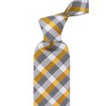 thumbnail image 5 of Scott Allan Yellow Gold Necktie for Mens Tie | Jacquard Woven Regular Size Tie 3.3"in at Tip | Gold Wedding Tie's for Groom, 5 of 5