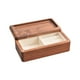 thumbnail image 5 of Organizador de joyas para mujer, bandeja para anillos y baratijas. Color madera oscura, 5 of 9