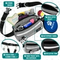 thumbnail image 3 of PetAmi Hands Free Dog Leash, Dog Running Leash Belt for Walking Jogging, Dog Waist Zipper Pouch Fanny Pack with Poop Bag Dispenser, Dual Padded Handle Bungee Leash for Small Medium Large Dogs, Single, 3 of 7