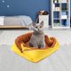 thumbnail image 4 of Alfombrilla para gatos 2 en 1 resistente al agua para otoño e invierno cama cálida para perros para el suelo del hogar (amarillo) JShteea Libre de BPA, 4 of 7
