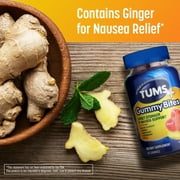 Tums+ Upset Stomach & Nausea Support, Dietary Supplement, Ginger Berry - 45 Count