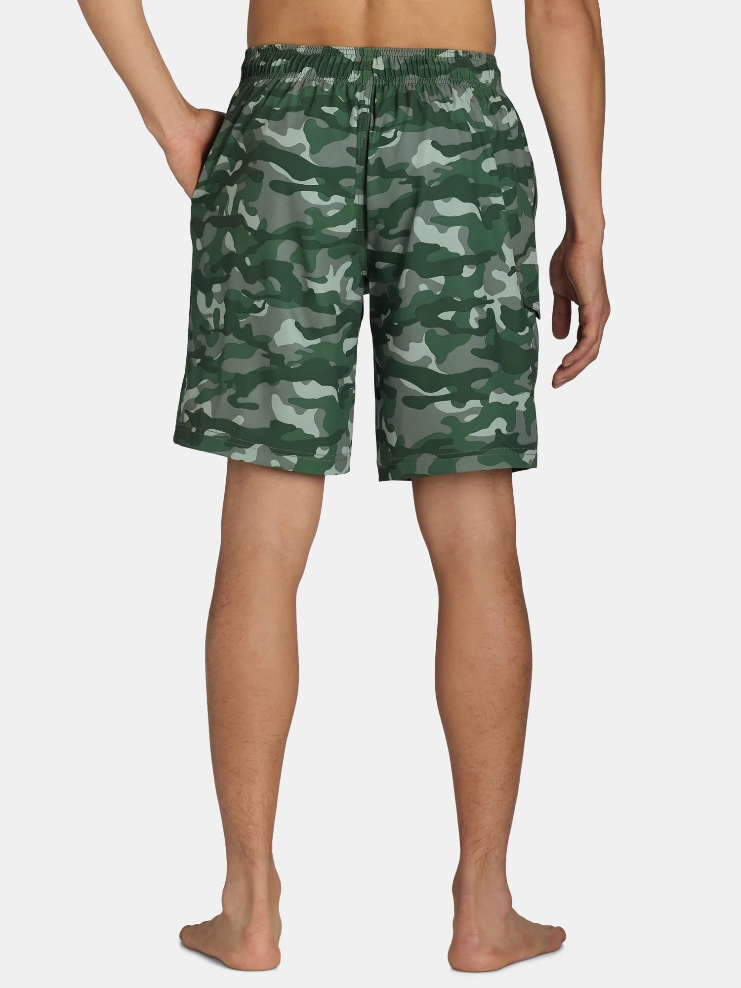 George Men's & Big Men's Cargo E-Board Stretch Trunks 9" Inseam, Sizes S-5XL