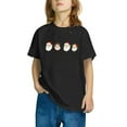 thumbnail image 3 of Zwiiyzr 3-14Y Toddler Boy Girls Christmas Shirts Short Sleeve Round Neck Tees T-Shirt Christmas Graphic Tees Holiday Tops Toddler To Big Kids Black, 3 of 5