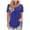 Blue, variant on Jiyugala Women's Short Sleeve Casual T Shirts Summer Round Neck Loose Fit Tee Blouse Tops Women's Spring Summer Tops 2023 Fashion Pullover Casual Fall Sweater