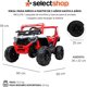 thumbnail image 2 of Carro Buggy Electrico Montable para Niños Carrito de Control Remoto y Manejo Directo con Luces Estereo y Pedales Funcionales con Control Remoto (Rojo), 2 of 7