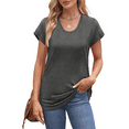 thumbnail image 3 of MOSHU Casual Womens T-Shirts Basic Tops for Women Cap Sleeve Loose Tank Tops, 3 of 9