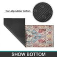 thumbnail image 7 of 2 Piece Bohemian Light Pink Carpet Rug Kitchen Rug Set, Decor Kitchen Rugs, Absorbent Non-Slip Washable Floor Mats, Home Indoor Runner Rugs 17"x47"+17"x30", 7 of 7