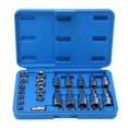 thumbnail image 1 of 29Pcs Star Socket Chrome Vanadium Steel Knurled Male Female Thread Set Kit for Maintenance, 1 of 5