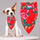 thumbnail image 2 of Vintage estilo nacional algodón mascota perro saliva toalla pañuelo bufanda collar (S), 2 of 8