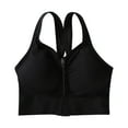 thumbnail image 5 of Lindreshi Sports Bras for Women High Impact Women Yoga Solid Sleeveless Cold Shoulder Casual Tanks Blouse Tops Intimates, 5 of 7