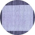 thumbnail image 1 of Ahgly Company Machine Washable Indoor Round Oriental Blue Modern Area Rugs, 6' Round, 1 of 4